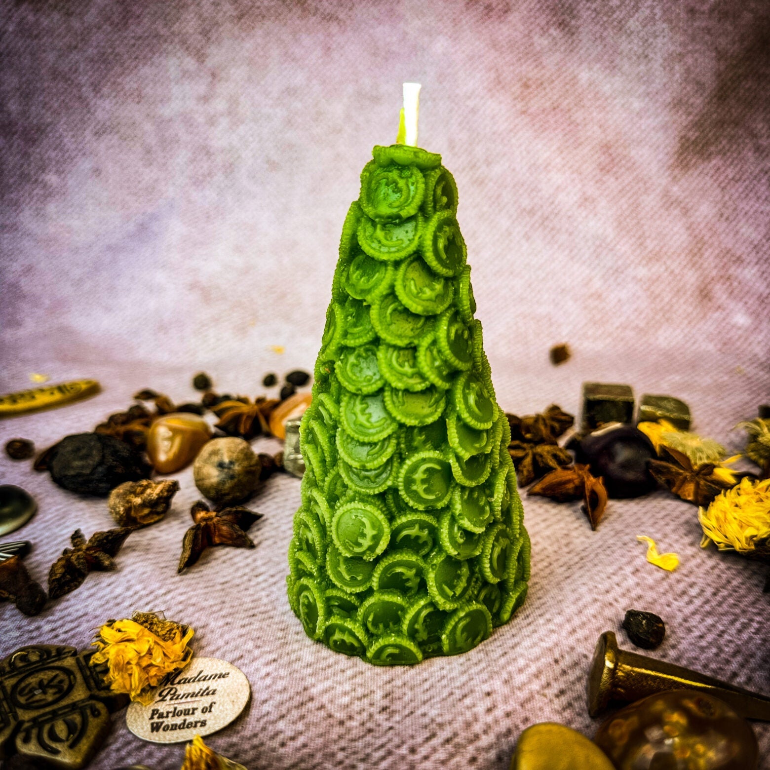 Cone of Coins Candle Spell Kit - Money Attraction & Prosperity Magic