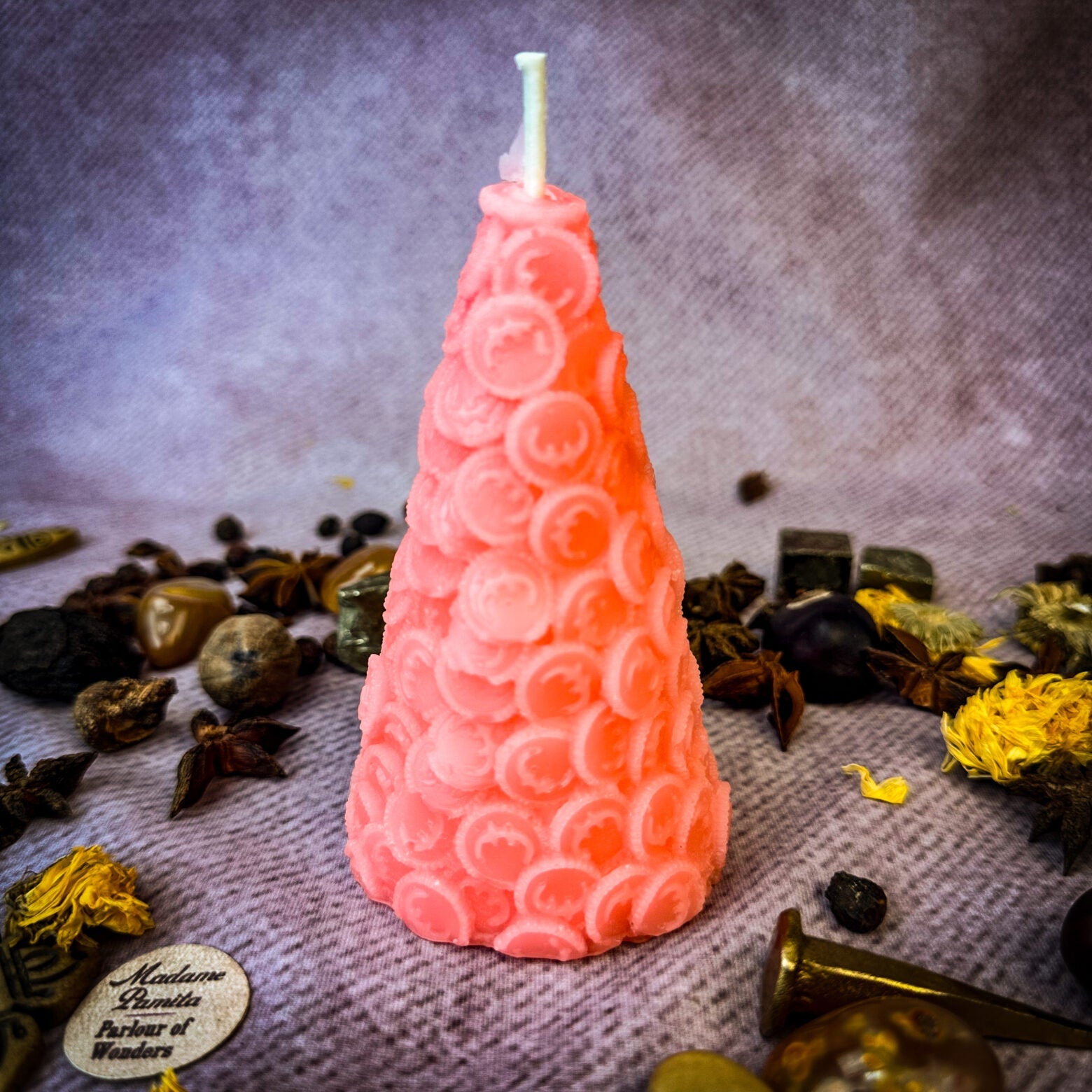 Cone of Coins Candle Spell Kit - Money Attraction & Prosperity Magic