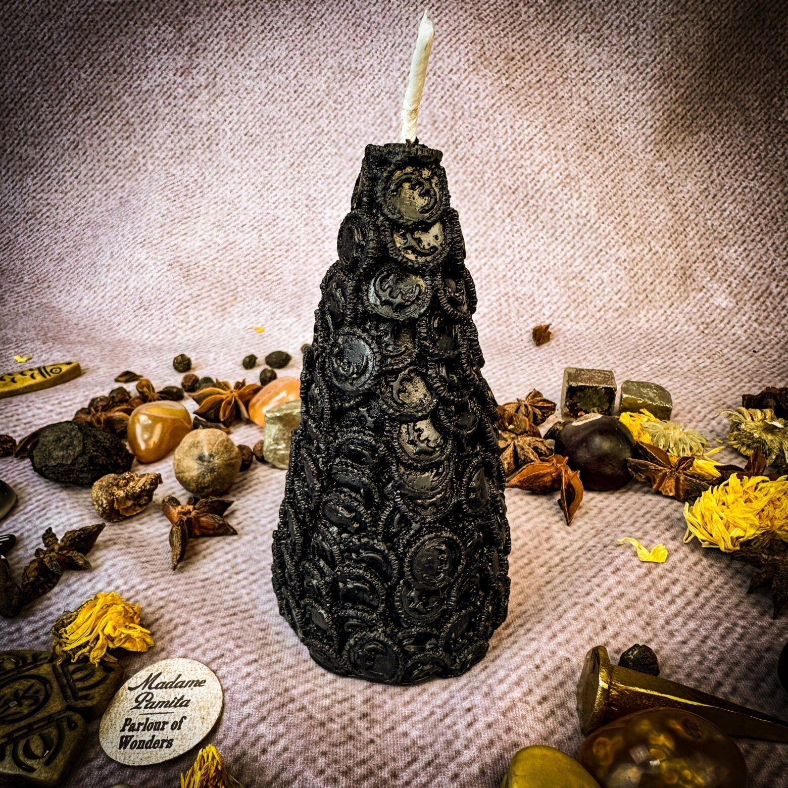 Cone of Coins Candle Spell Kit - Money Attraction & Prosperity Magic