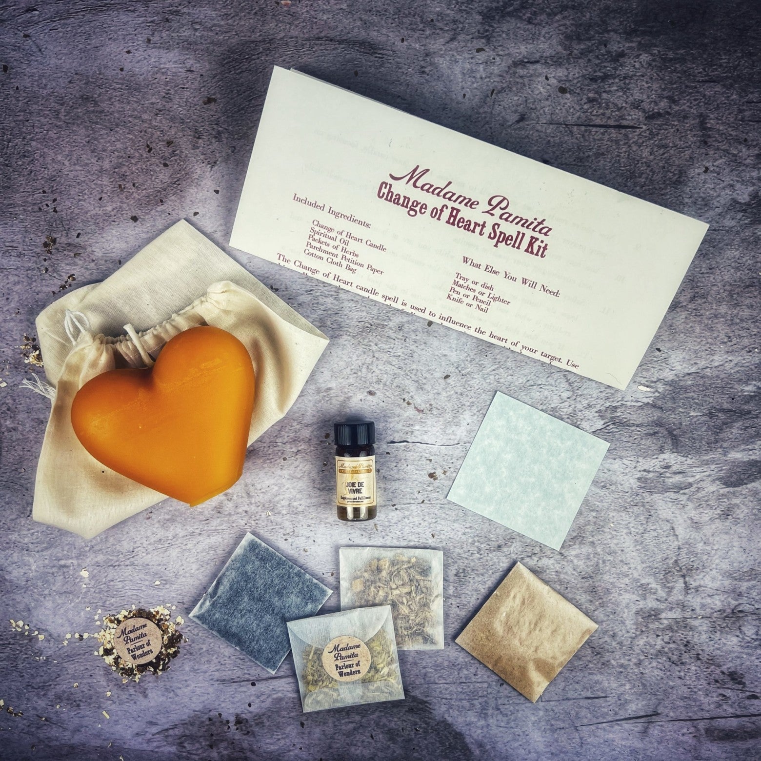 Change of Heart Candle Spell Kit - Love Reconciliation & Emotional Healing