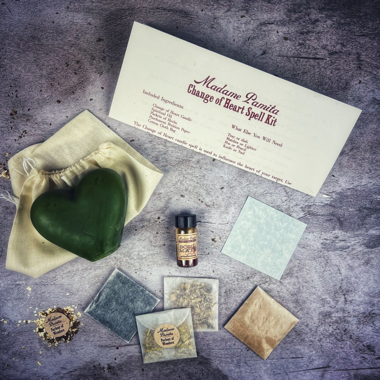 Change of Heart Candle Spell Kit - Love Reconciliation & Emotional Healing