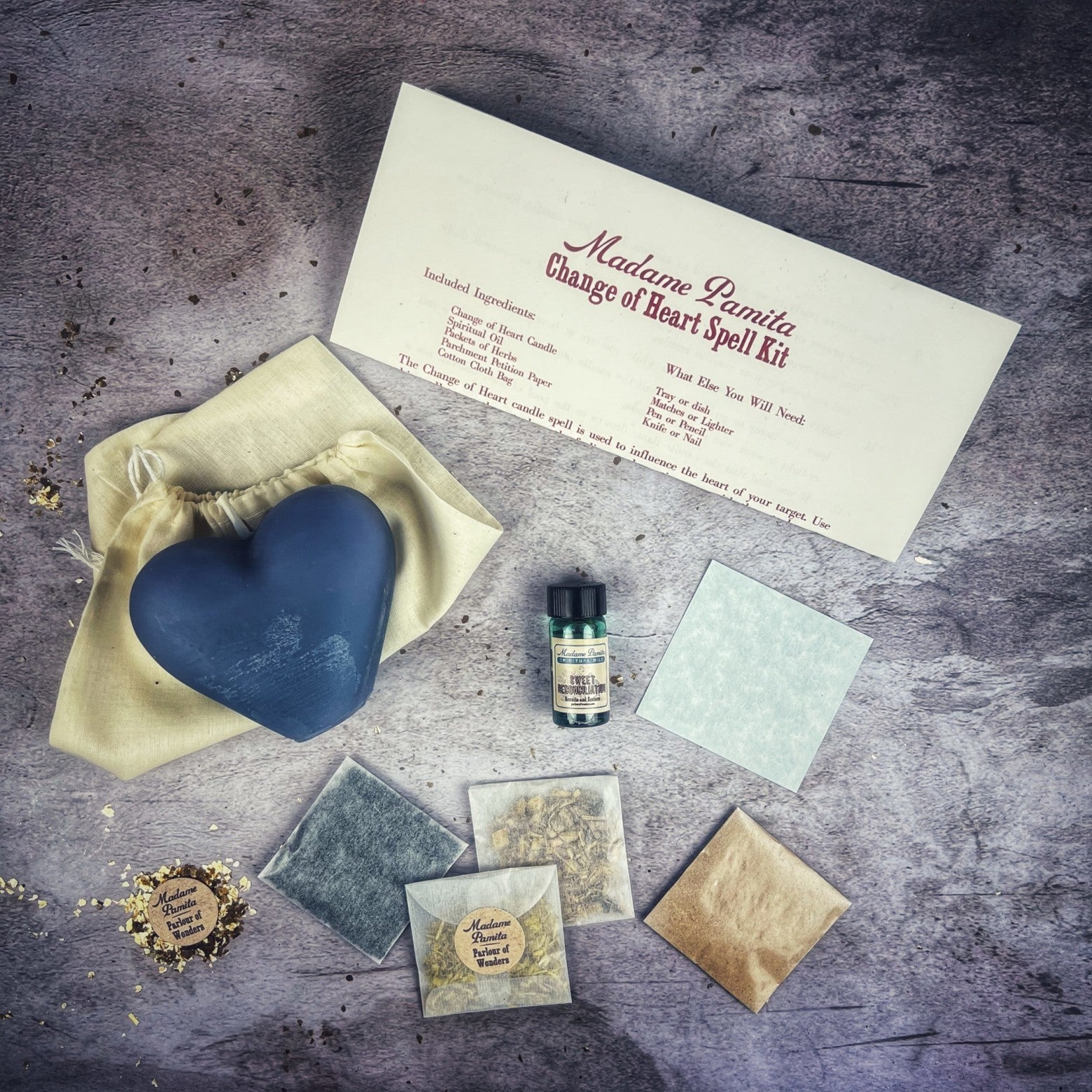 Change of Heart Candle Spell Kit - Love Reconciliation & Emotional Healing