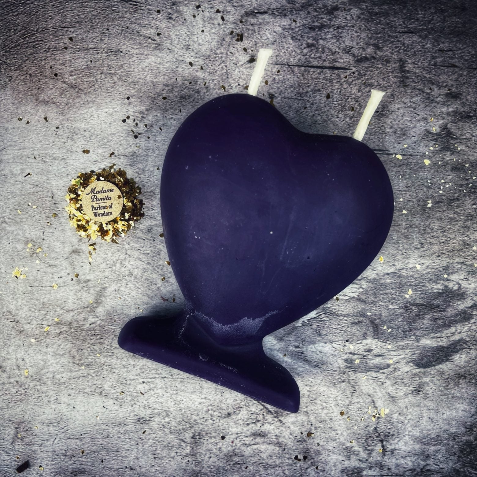 Beeswax Twin Flame Love Spell Candle - Soul Mate & True Love Magic