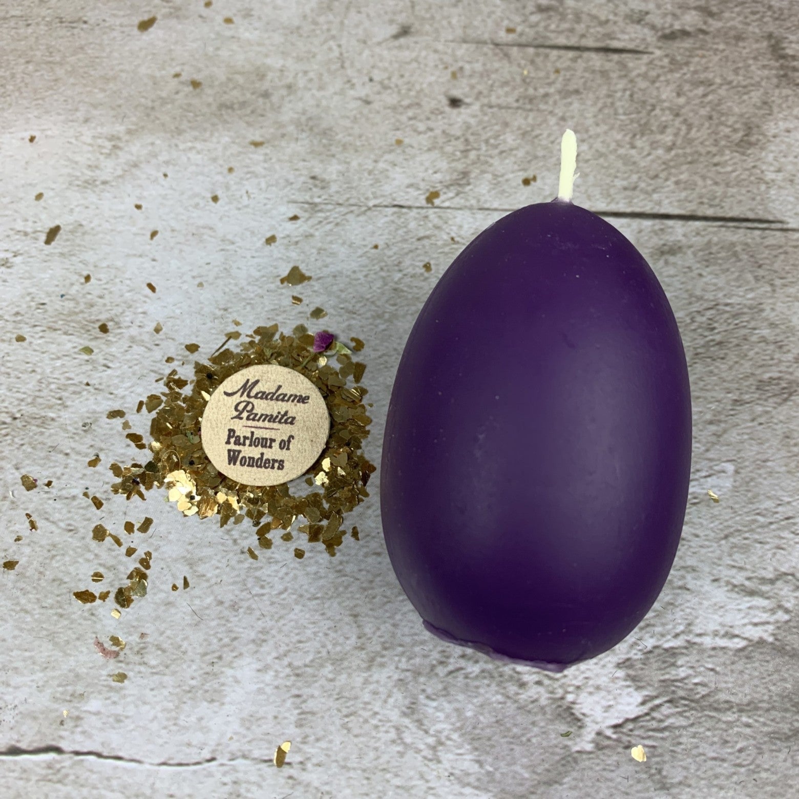 Beeswax Egg Talisman Spell Candle - New Beginnings & Fertility Magic