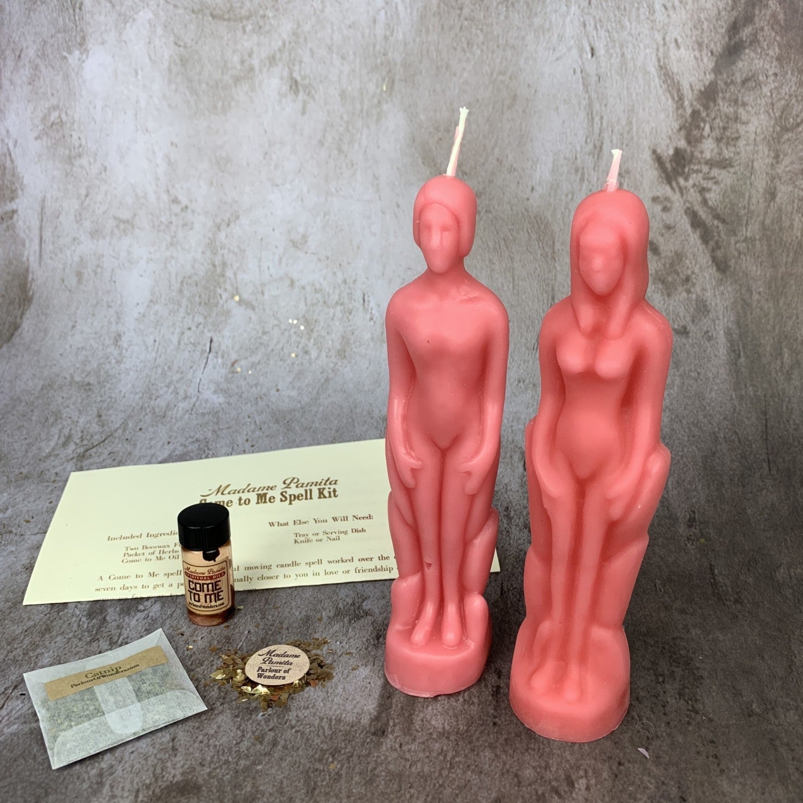 Come to Me Candle Spell Kit Human/Female - Attract Love & Passion