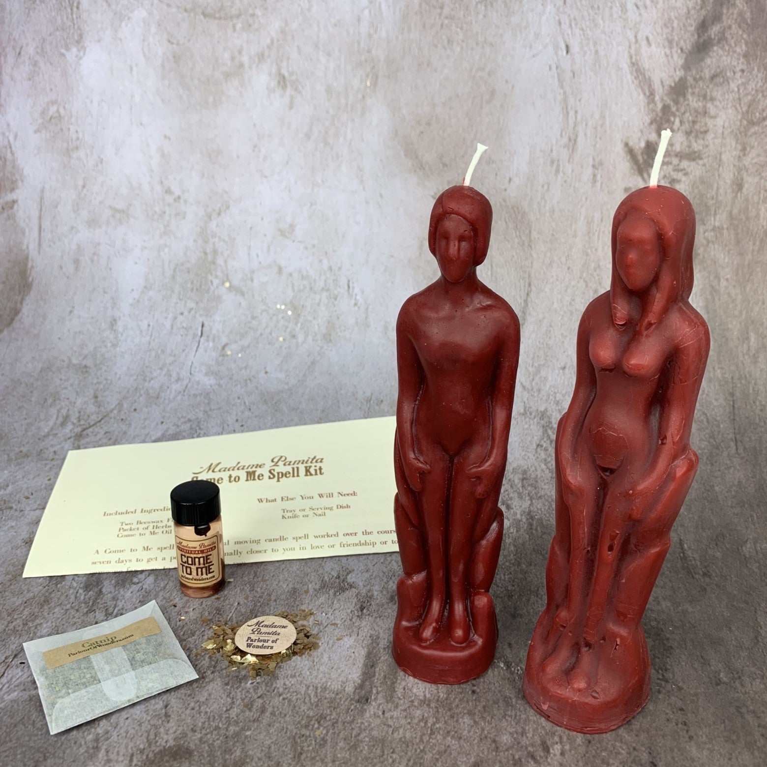 Come to Me Candle Spell Kit Human/Female - Attract Love & Passion