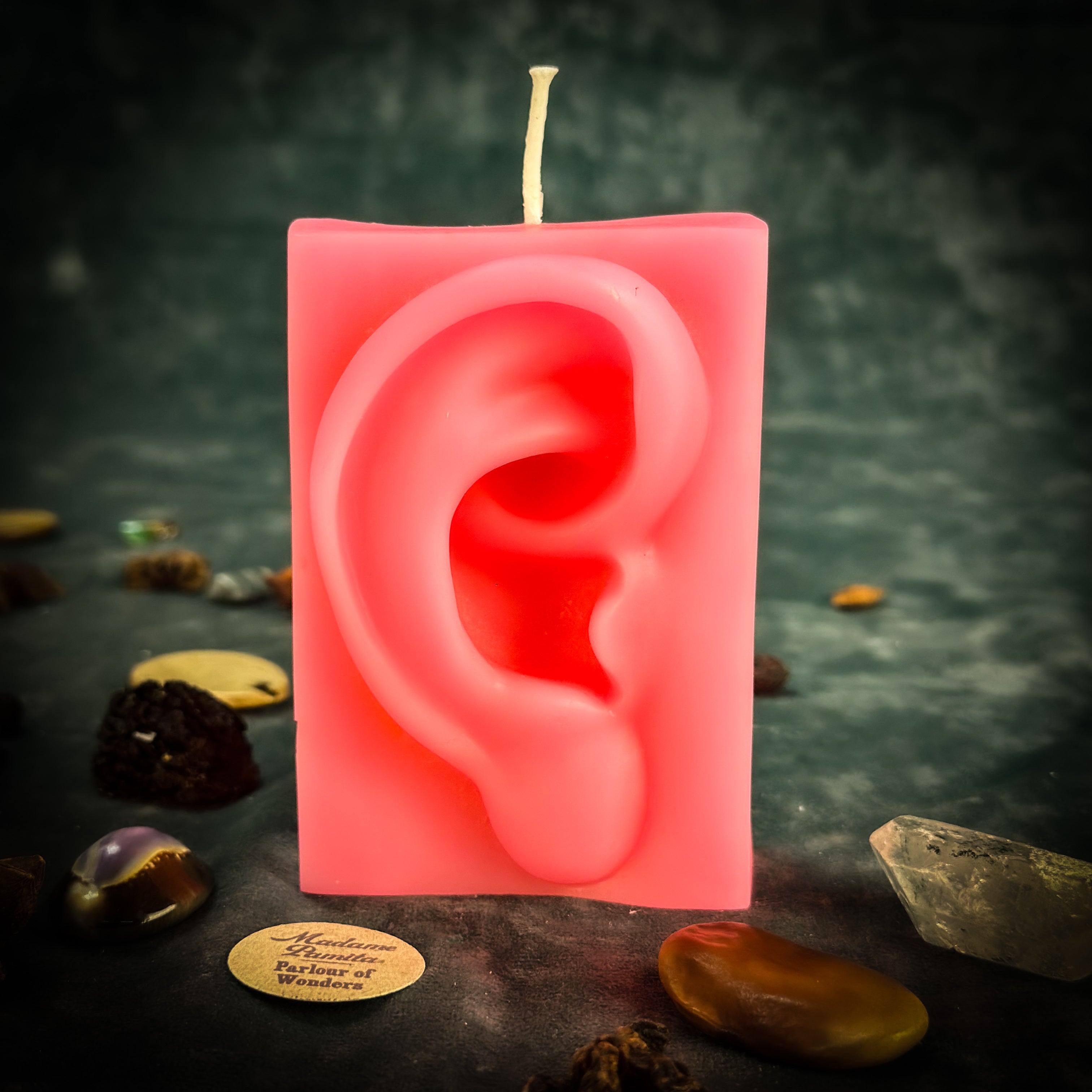 Beeswax Ex-Voto Ear Spell Candle - Healing, Being Heard & Clairaudience