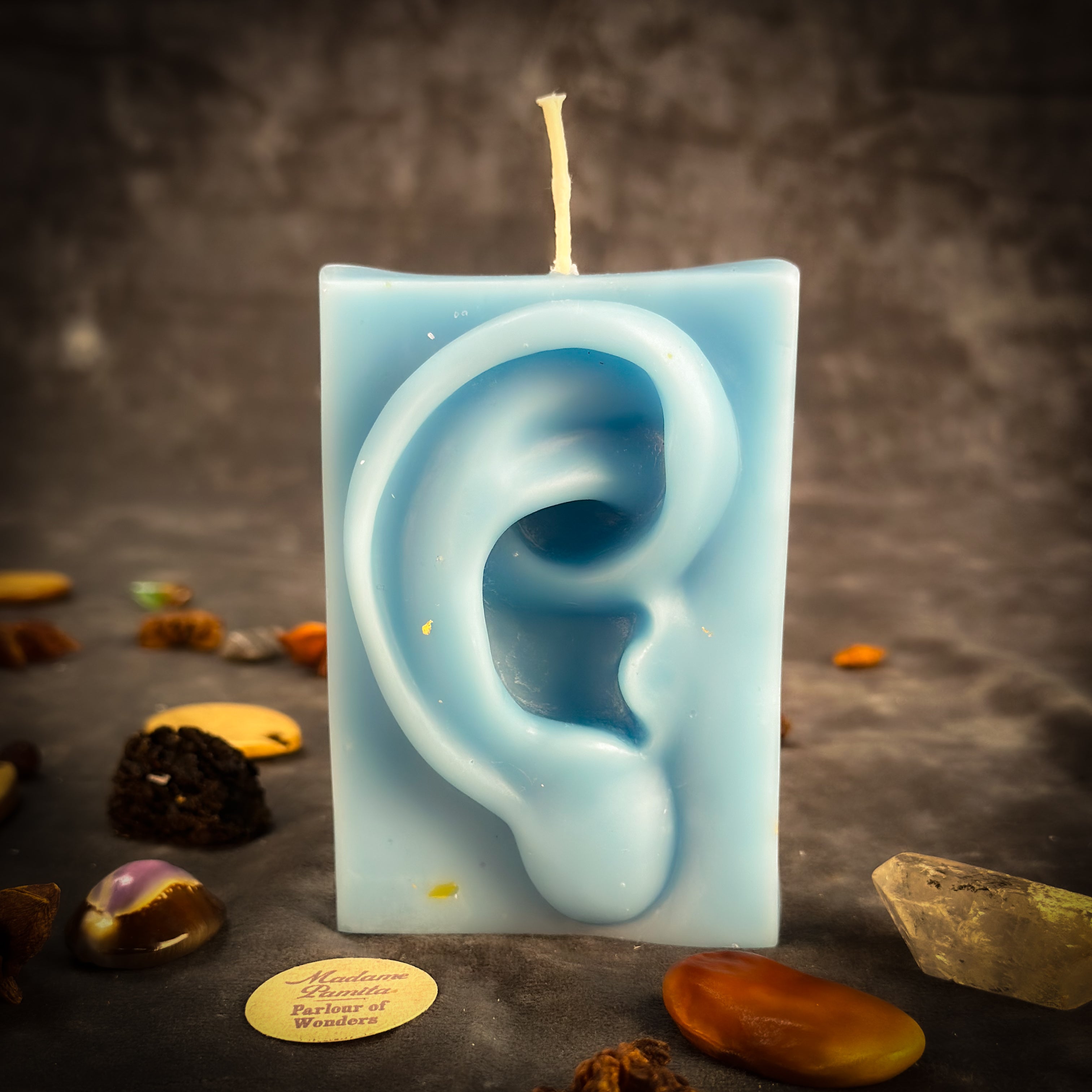 Beeswax Ex-Voto Ear Spell Candle - Healing, Being Heard & Clairaudience
