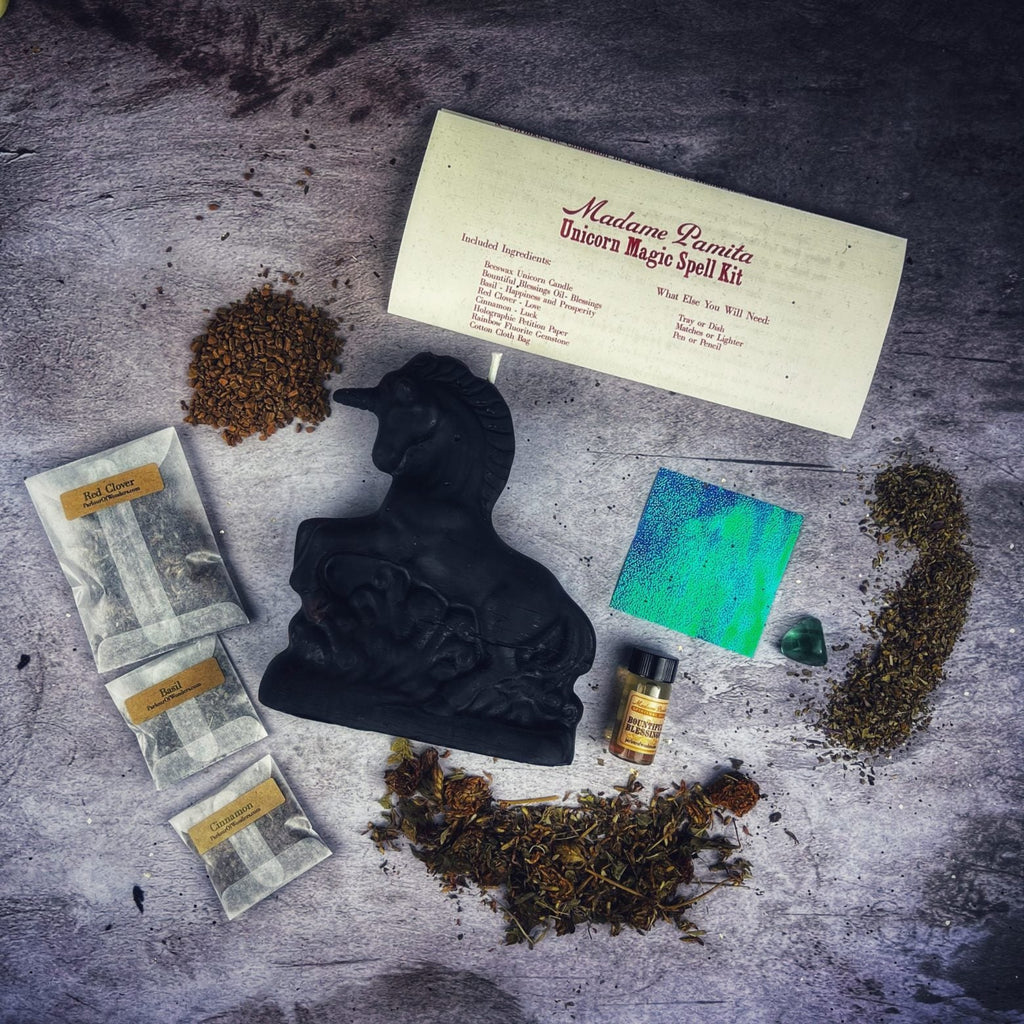 Unicorn Magic Candle Spell Kit - Manifestation & Wishes