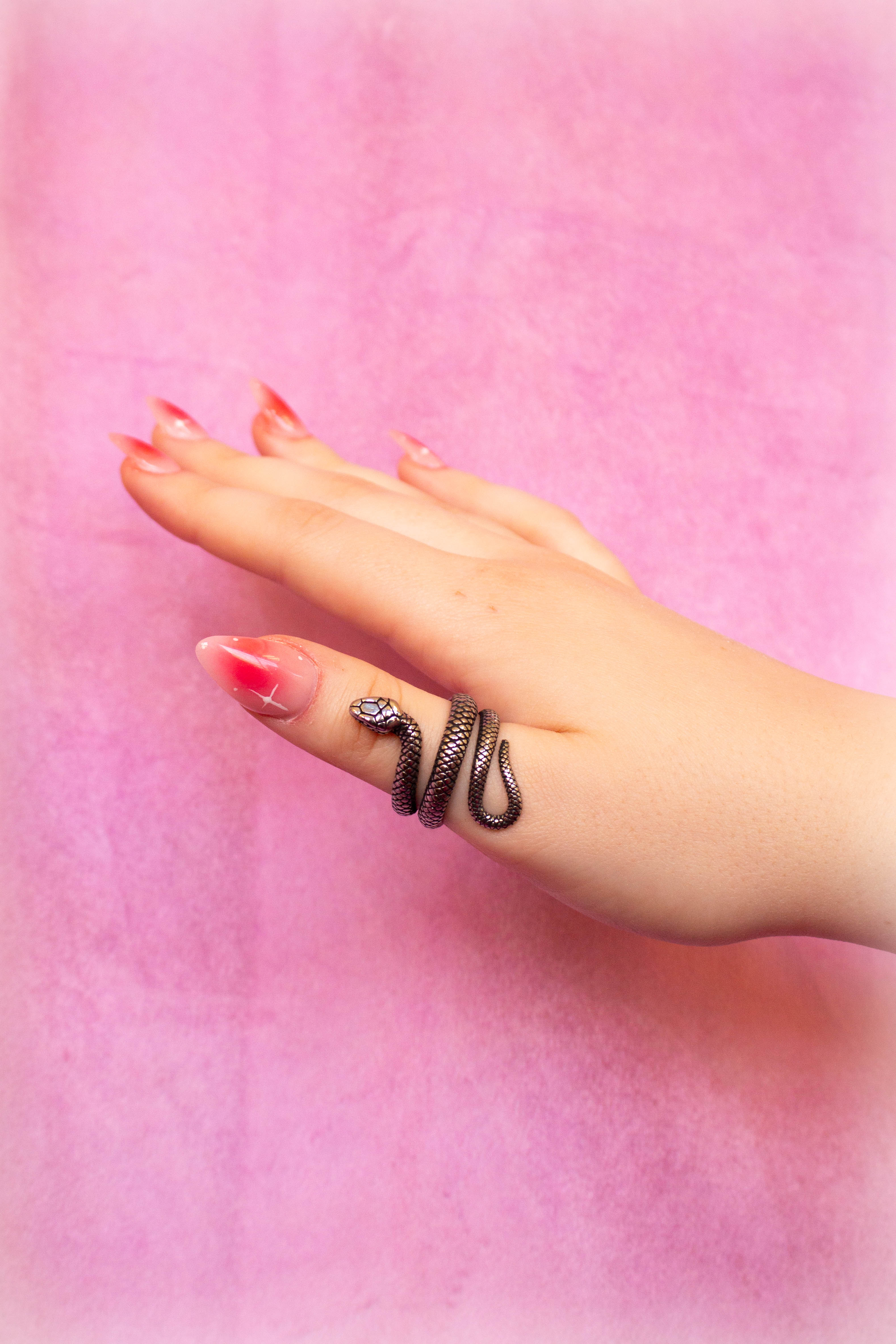 Titanium Snake Ring