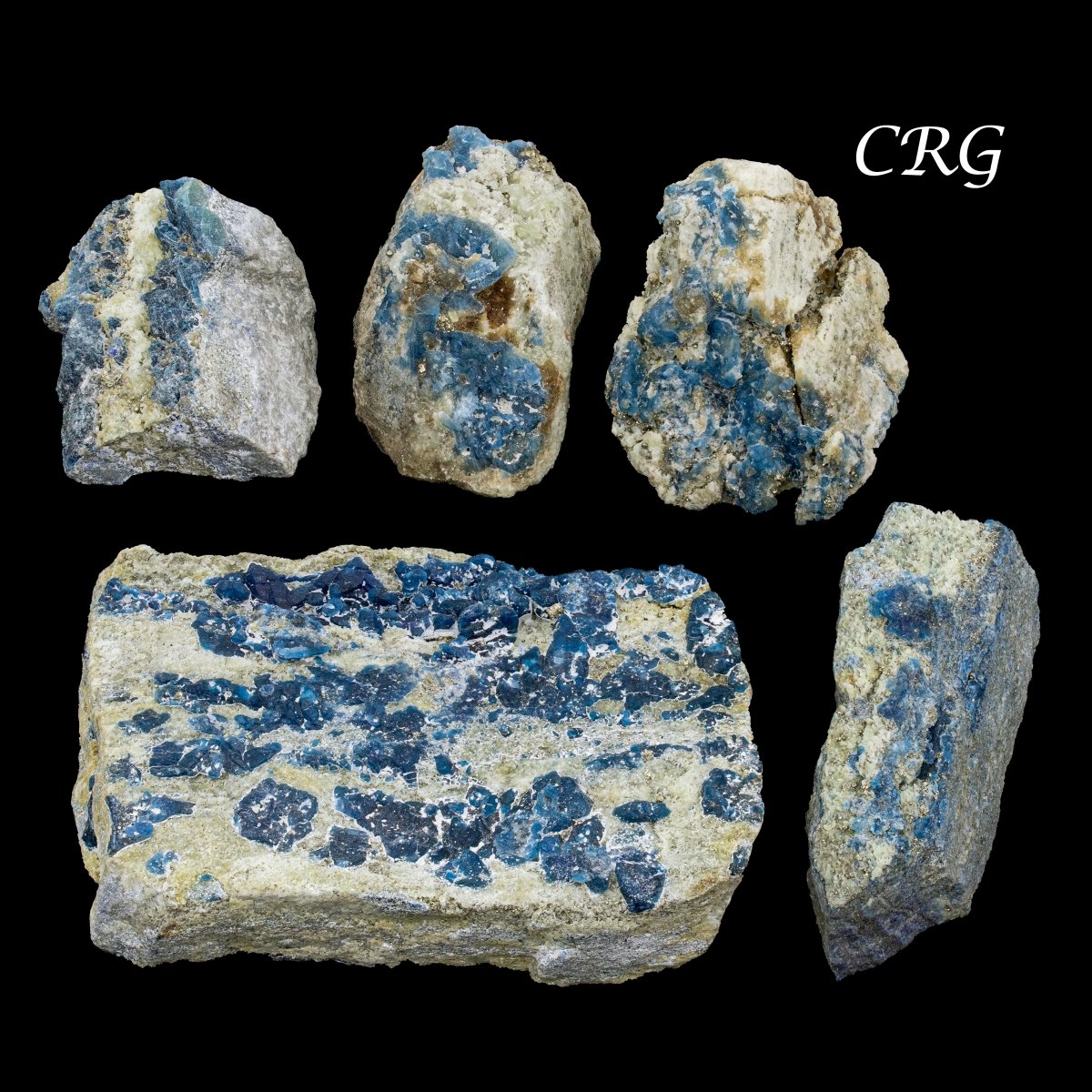 2 KILO LOT - Lazurite with Pyrite / Mixed Sizes