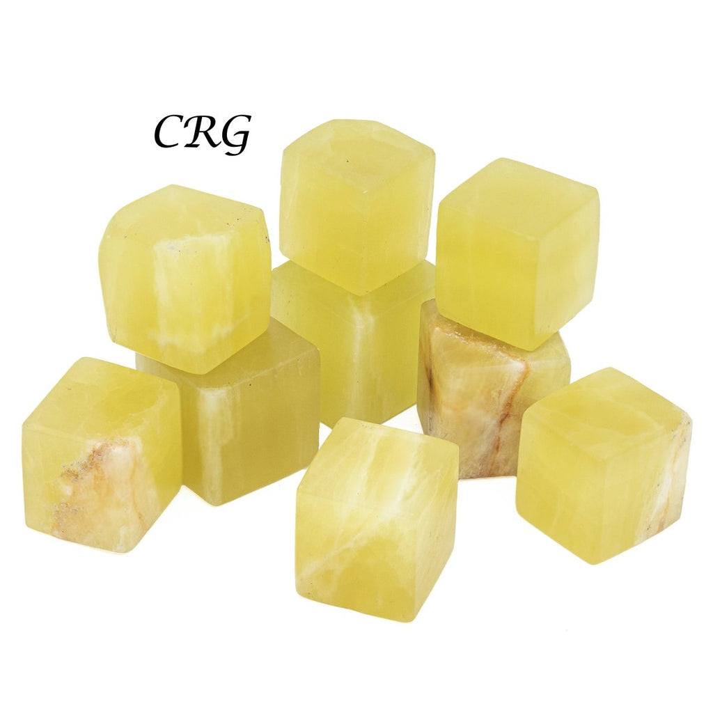 Lemon Calcite Cubes / 2-5" AVG - 1 KILO LOT