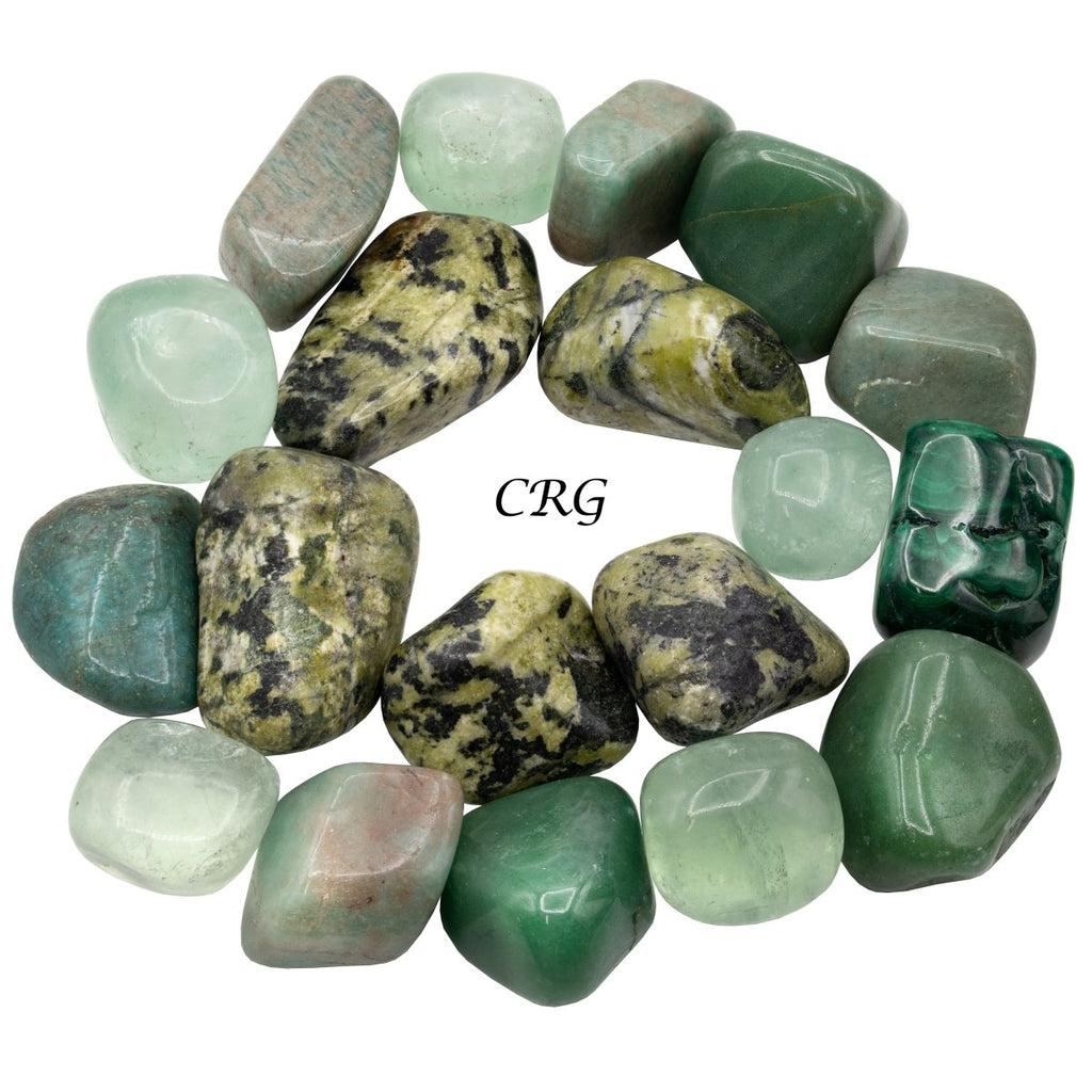 Lucky Tumbled Mix / 1-2" AVG - 1 KILO LOT