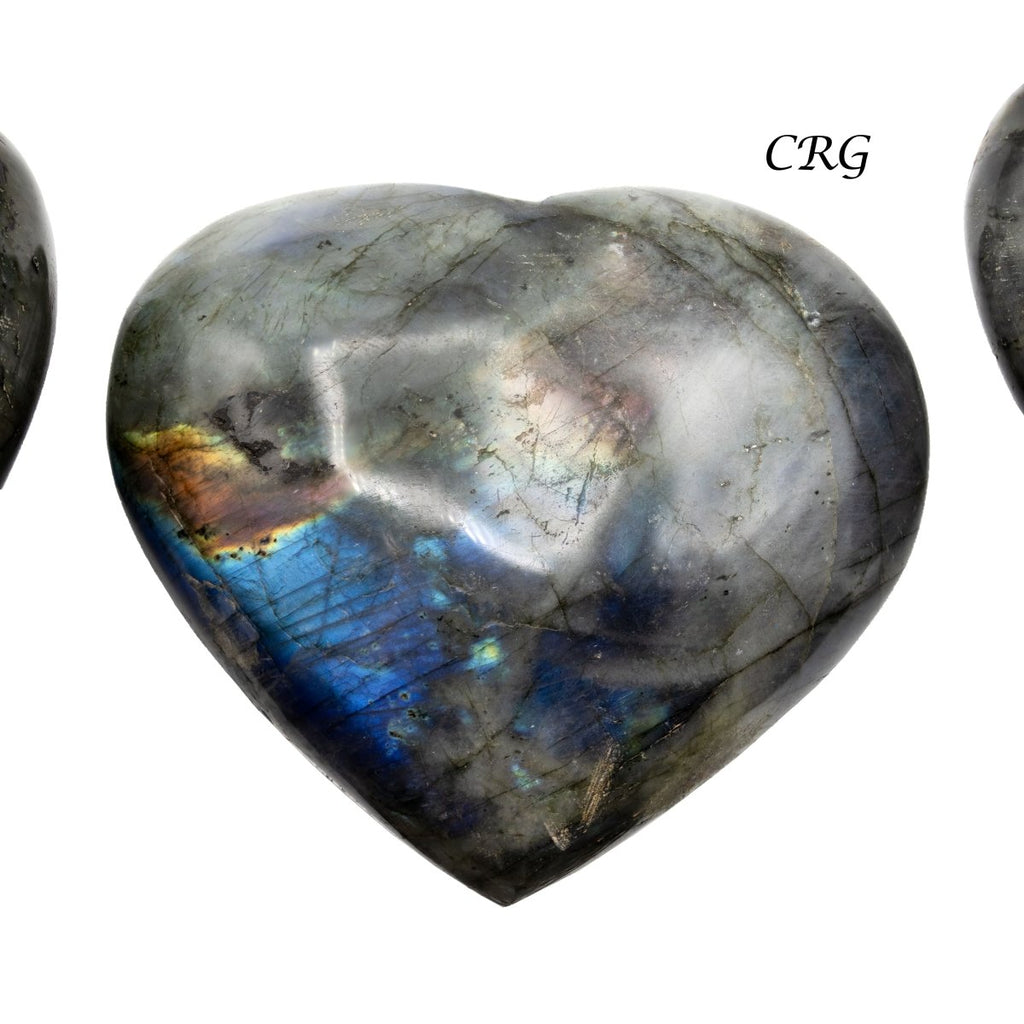 Labradorite High Flash Hearts Mix Sizes (2 Kilo)
