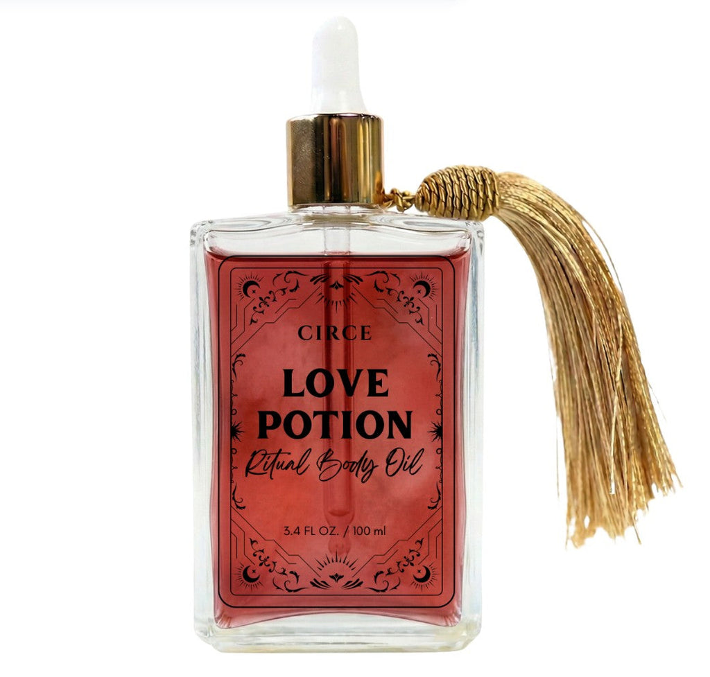 Love Potion Ritual Body Oil — Attraction & Self-Love Oil with Garnet