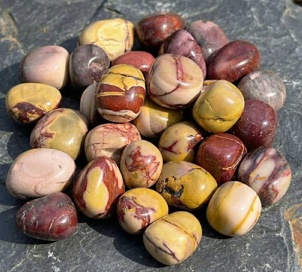Australian Mookaite Jasper Tumbled Stones Mineral (By The Piece or Pound)