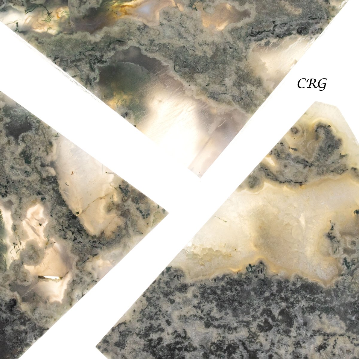 Moss Agate Slabs / 4-6" AVG - 1 KILO LOT