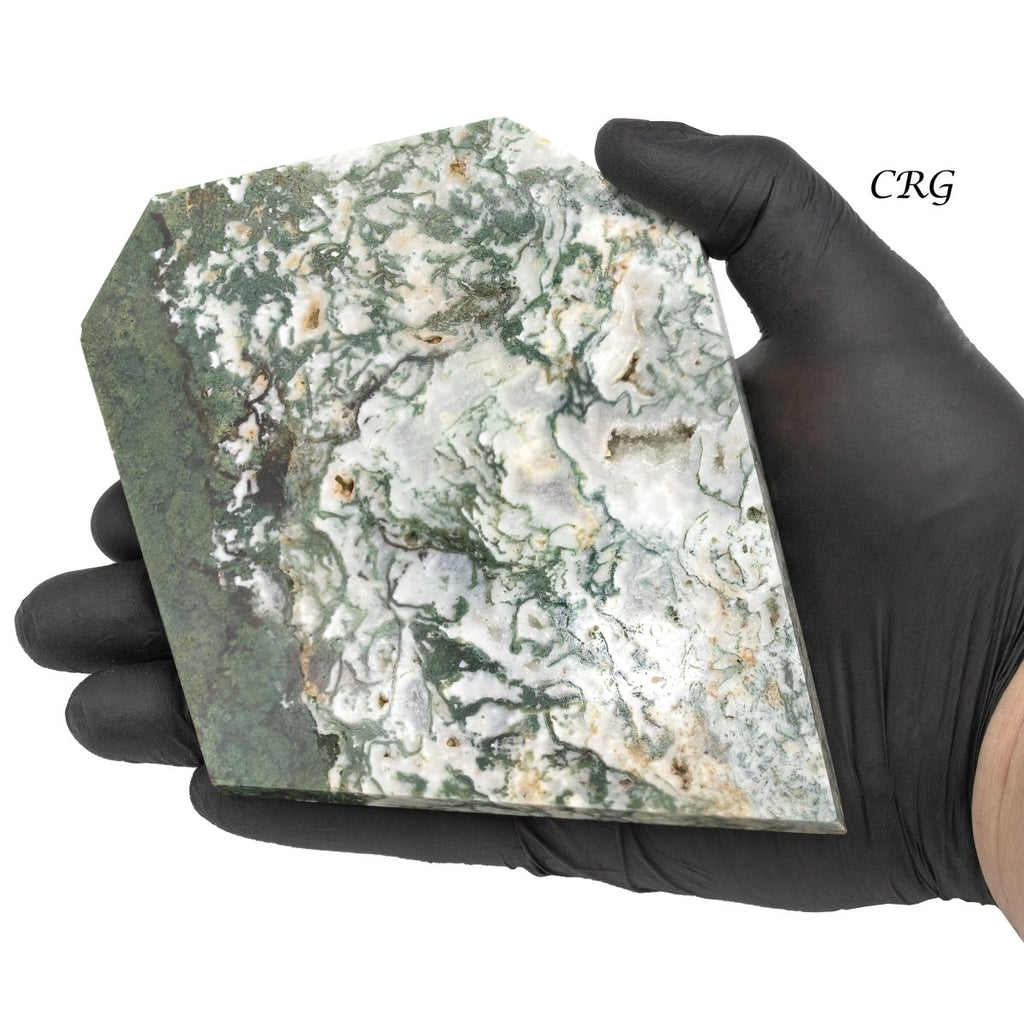 Moss Agate Slabs / 4-6" AVG - 1 KILO LOT