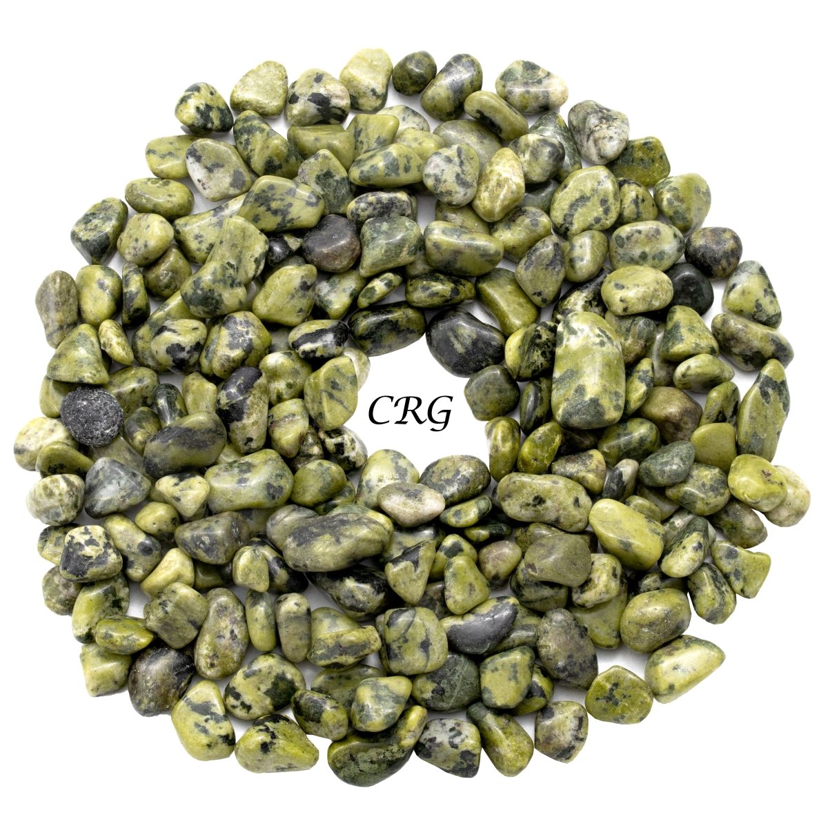 Tumbled Nephrite Jade Chips  (5 to 20mm) - 1 KILO LOT