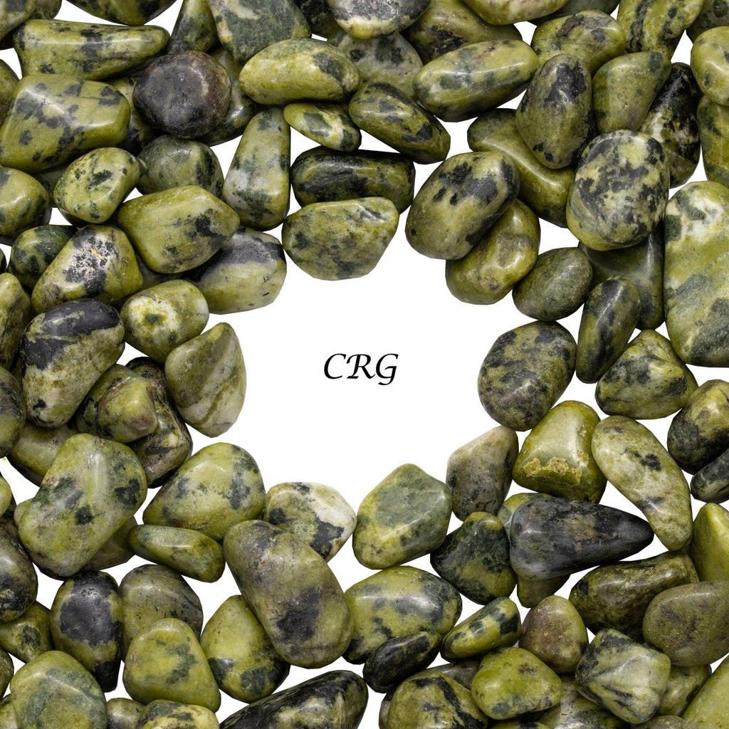 Tumbled Nephrite Jade Chips  (5 to 20mm) - 1 KILO LOT