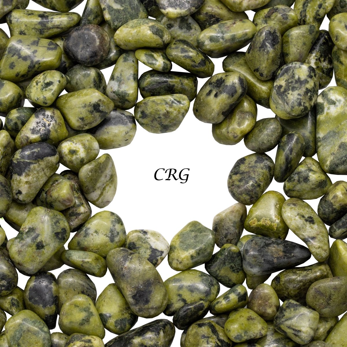 Tumbled Nephrite Jade Chips  (5 to 20mm) - 1 KILO LOT