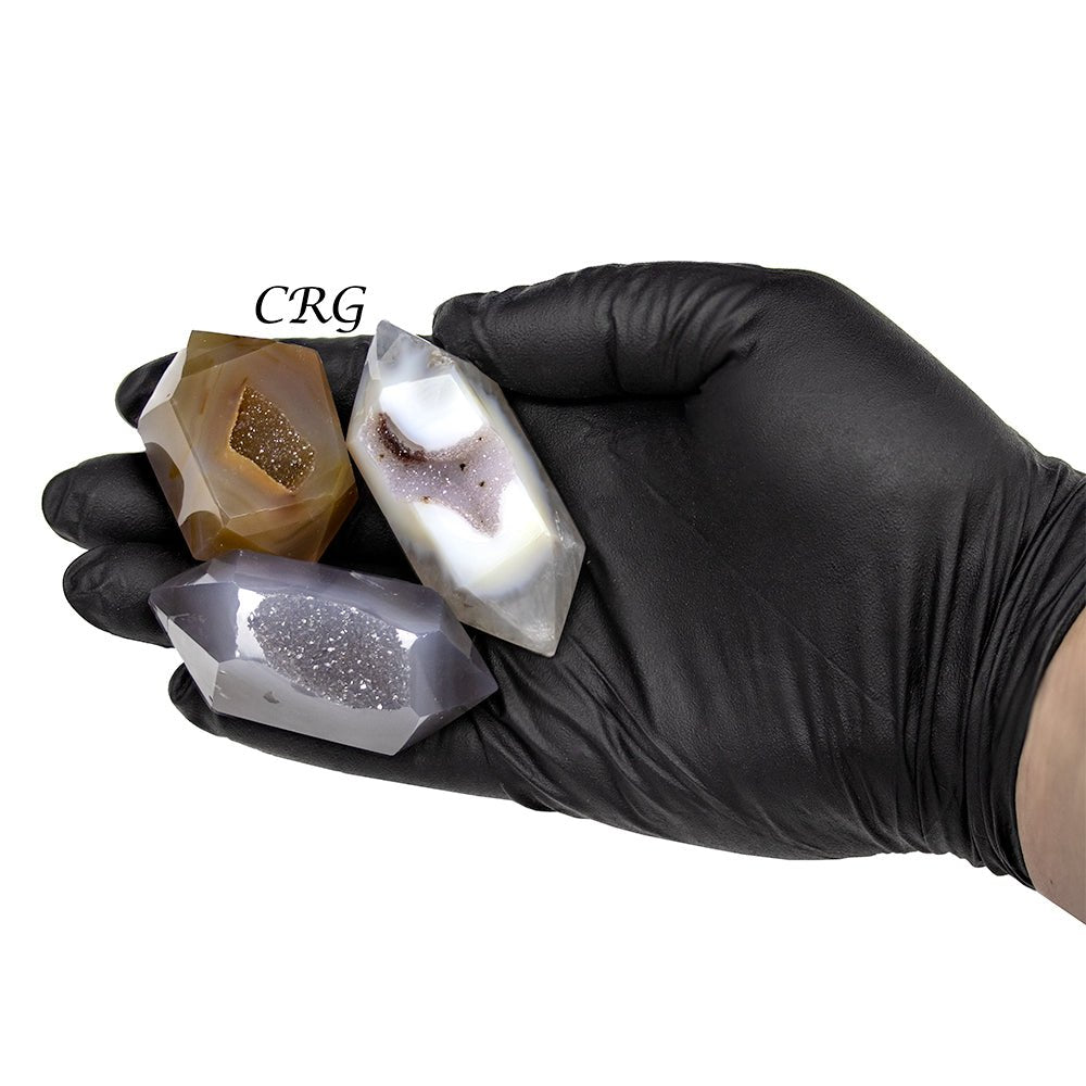 Fully Polished Double Terminated Agate Points / 2-5" AVG - 1 LB. LOT