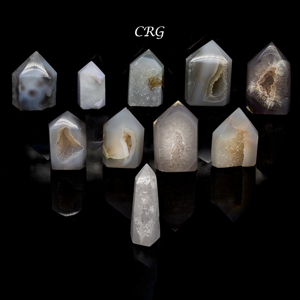 Mini Agate Point Towers / 2-4" AVG - 1 KILO LOT