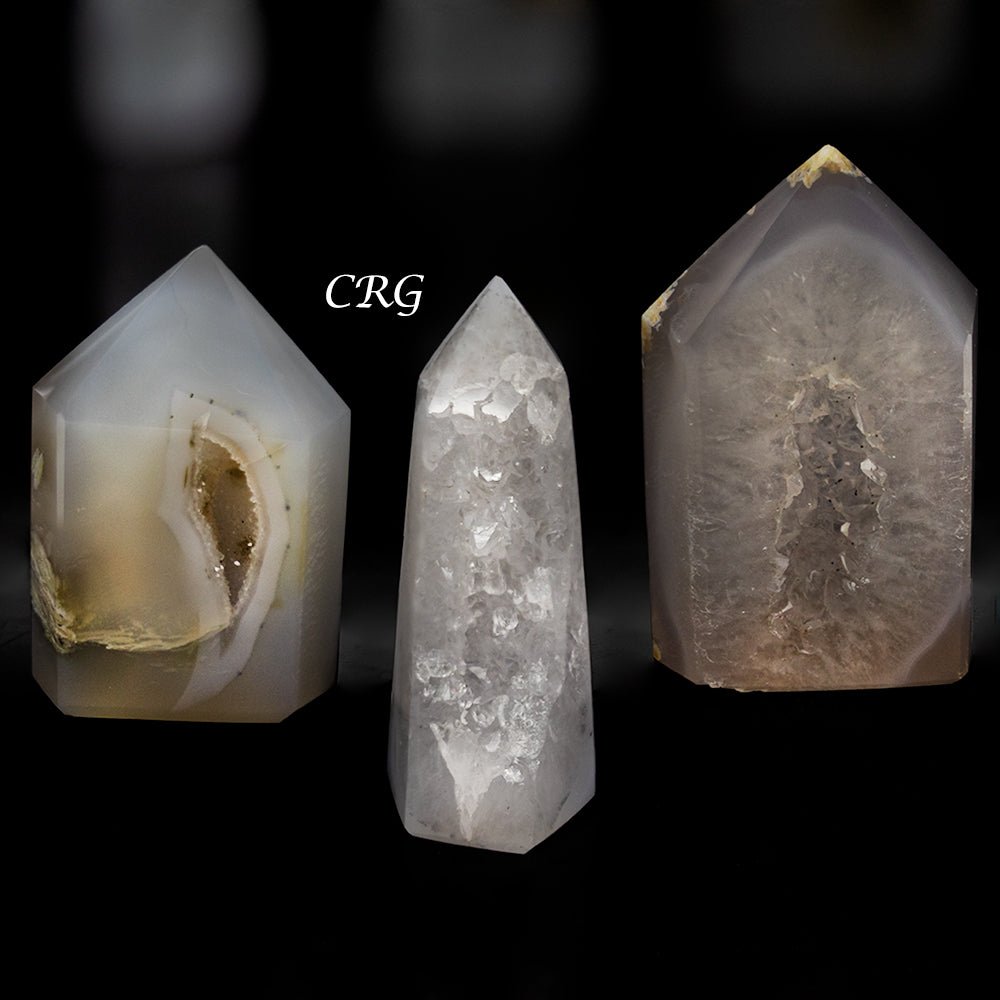 Mini Agate Point Towers / 2-4" AVG - 1 KILO LOT