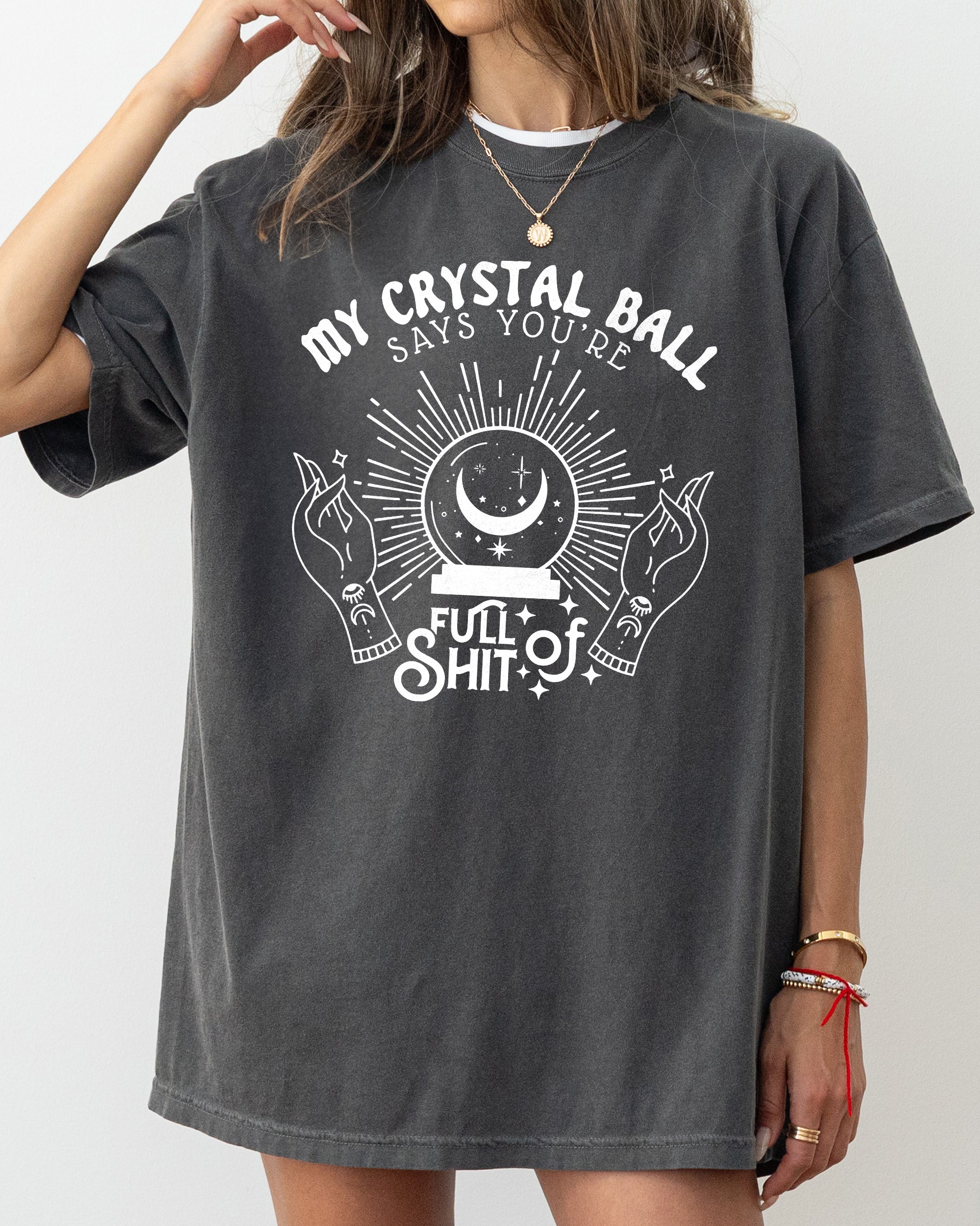 Crystal Ball, Skeleton, Funny, Pumpkin, Spooky, Witch, Aesthetic, Meme, Halloween, Costume, Tshirt Comfort Colors T-Shirt
