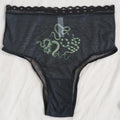 Obsidian Jade Snakes High Waist Undies