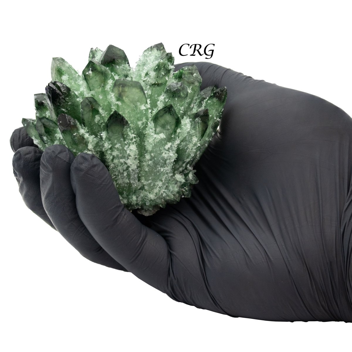 3 Kilo Lot. Green Phantom Quartz Crystal