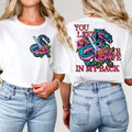You left your knife in my back- add the pocket option to your cart if you want it