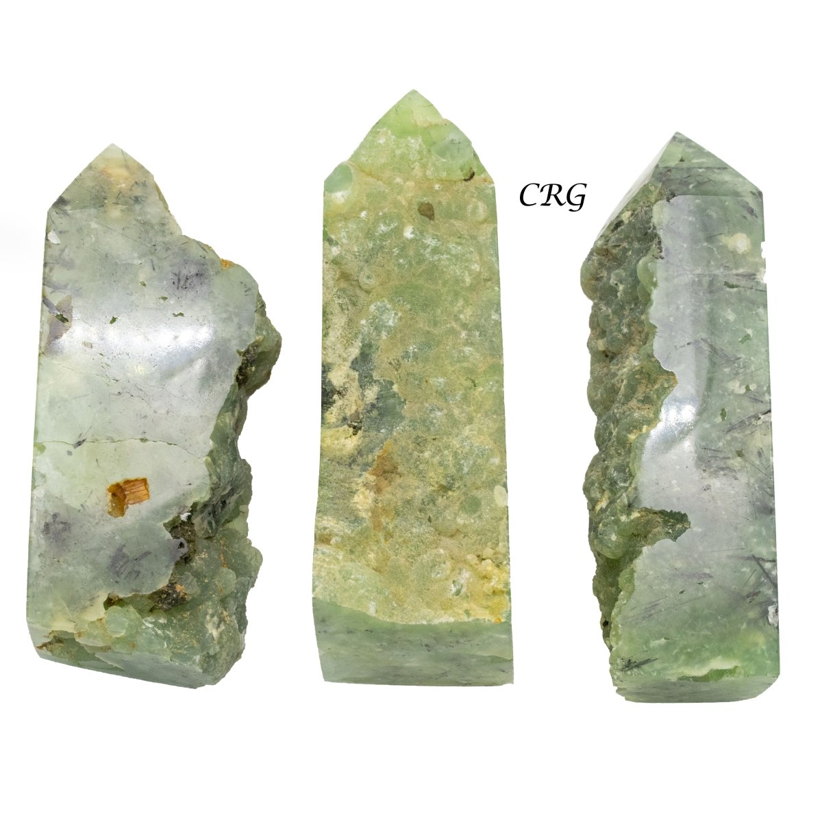 Prehnite Points / 8-12cm AVG - 1 KILO LOT