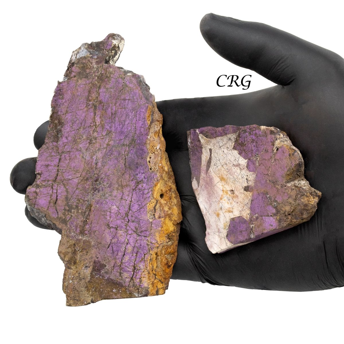 Smooth Unpolished Purpurite Slabs / 2-6" AVG - 1 LB. LOT