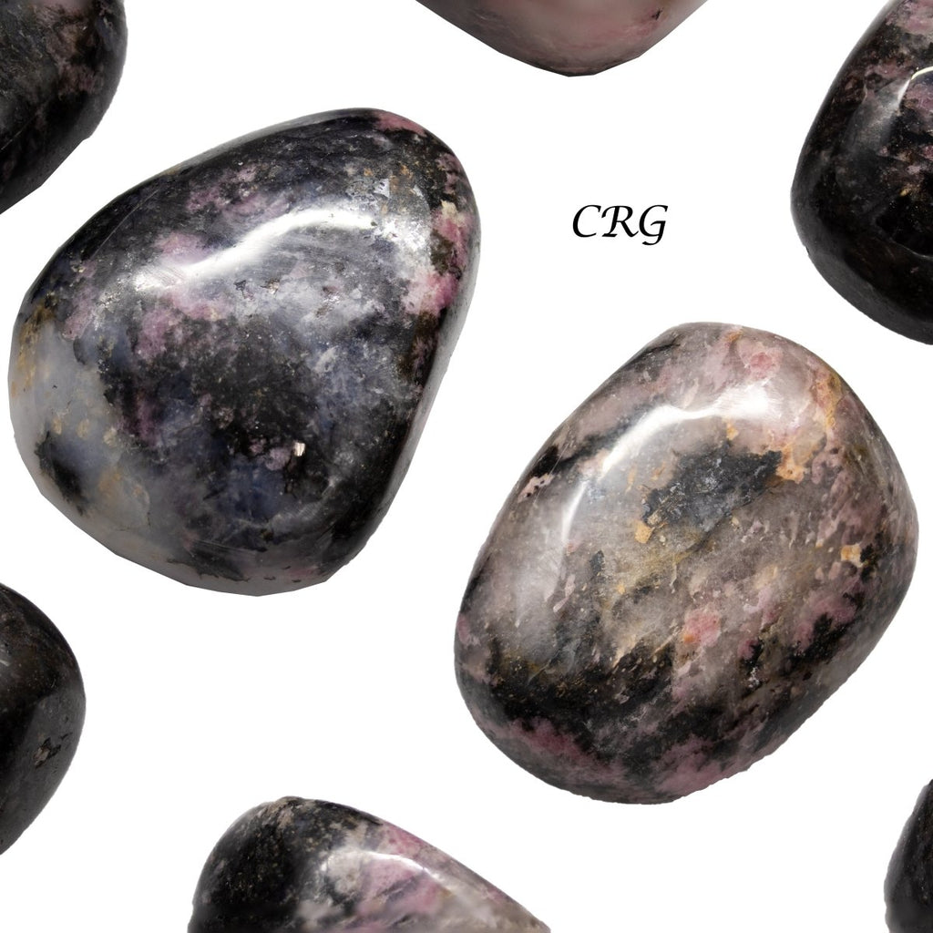 Rhodonite Palm Stones / 1.25-3" AVG - 1 LB. LOT