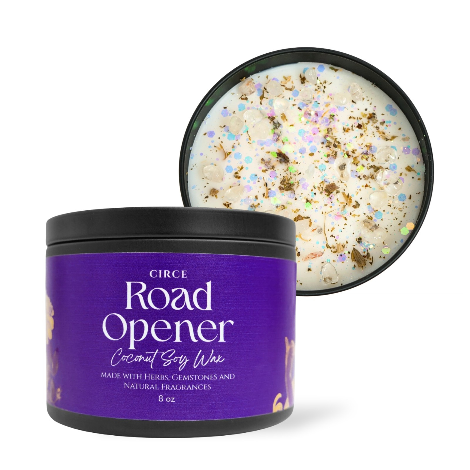 Road Opener Candle — 8 oz Ritual to Remove Obstacles