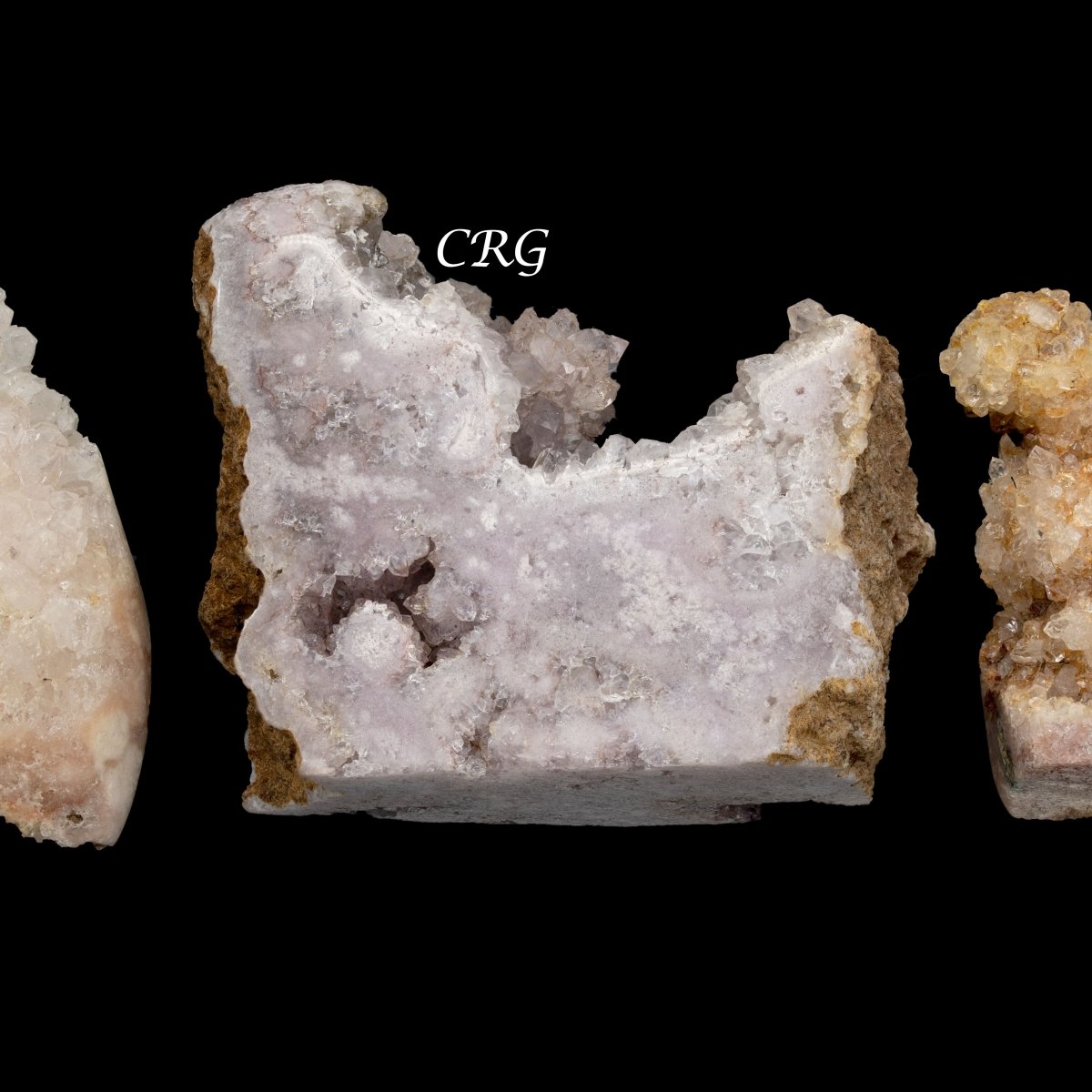 3 Kilo Lot. Pink Amethyst Polished Freeform /w Cut Base