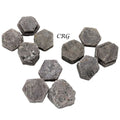 Rough Ruby Corundum Hexagon Crystals / 20-30mm AVG - 1 LB. LOT