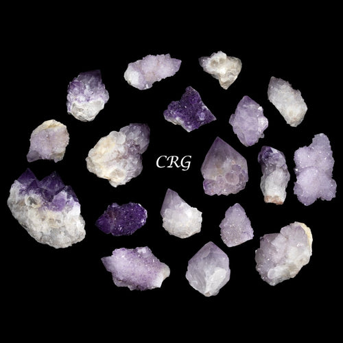 8 OZ LOT - Mixed Spirit Quartz Clusters And Amethyst / 1.5-3" AVG