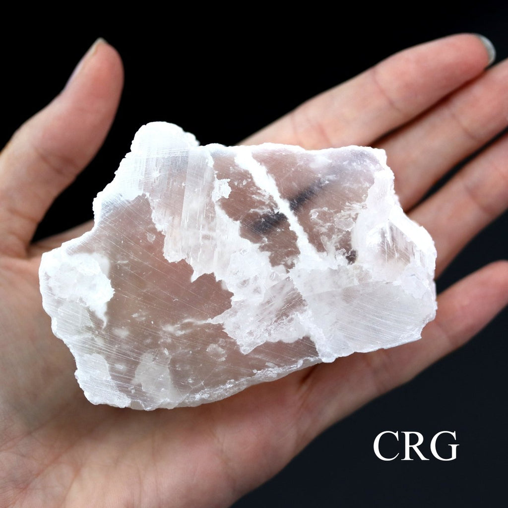TV Rock Selenite (3 to 4.5 In) (10 Pieces)