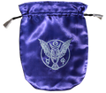 Blue Satin Owl Tarot Bag