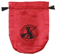 Red Satin Black Cat Tarot Bag