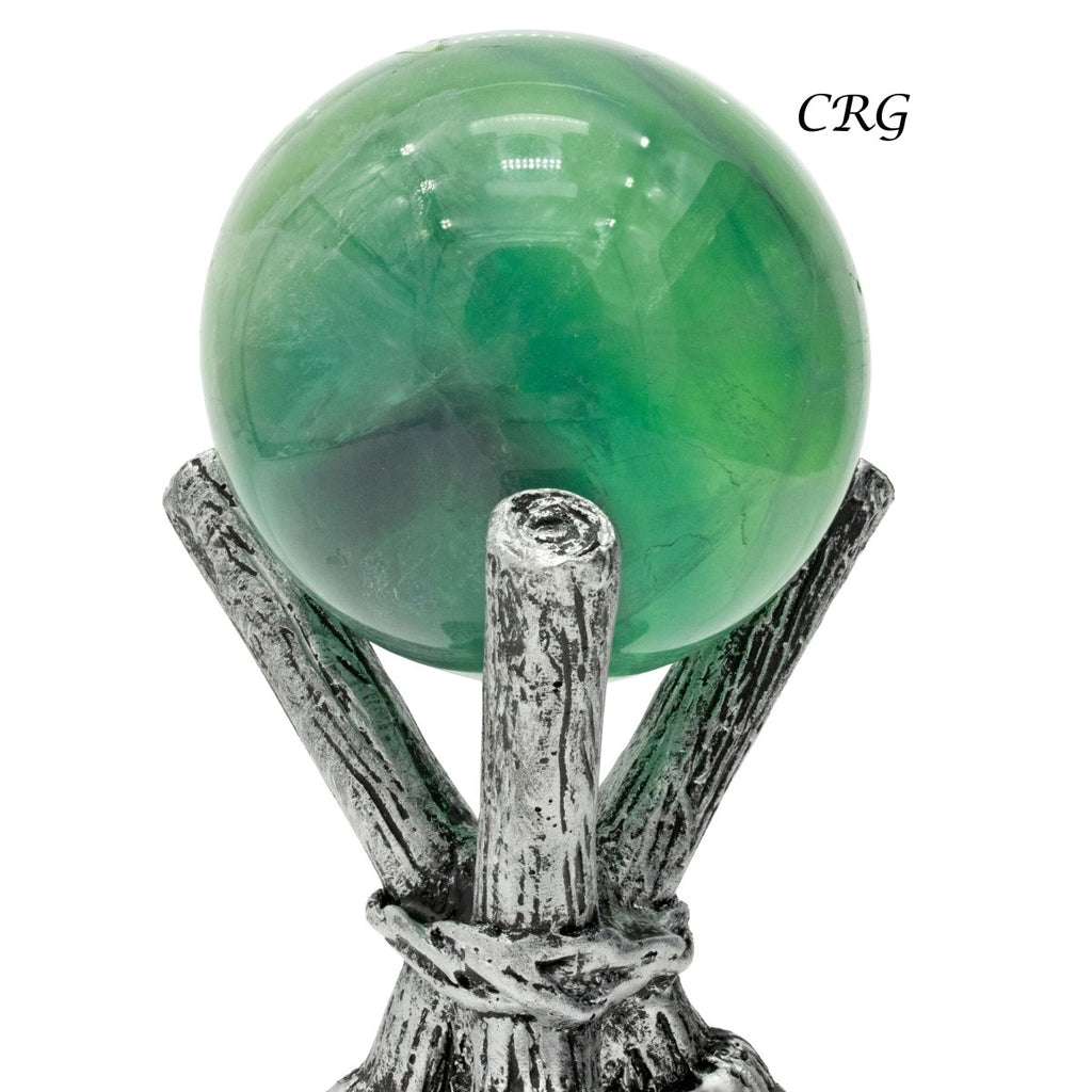 Broomstick Sphere Stand Set of 2