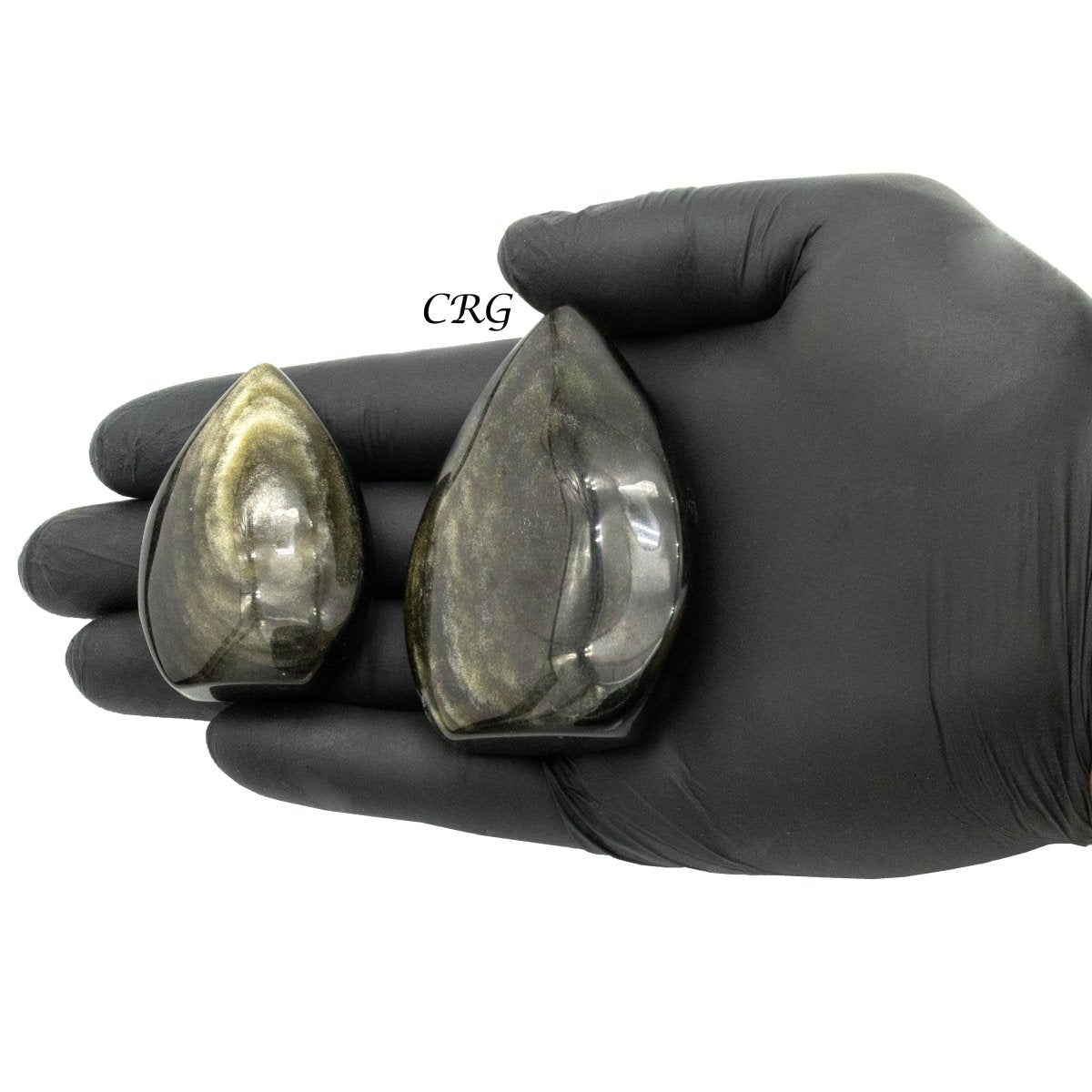 Golden Sheen Obsidian Flames / 2-3" AVG - 1 LB. LOT