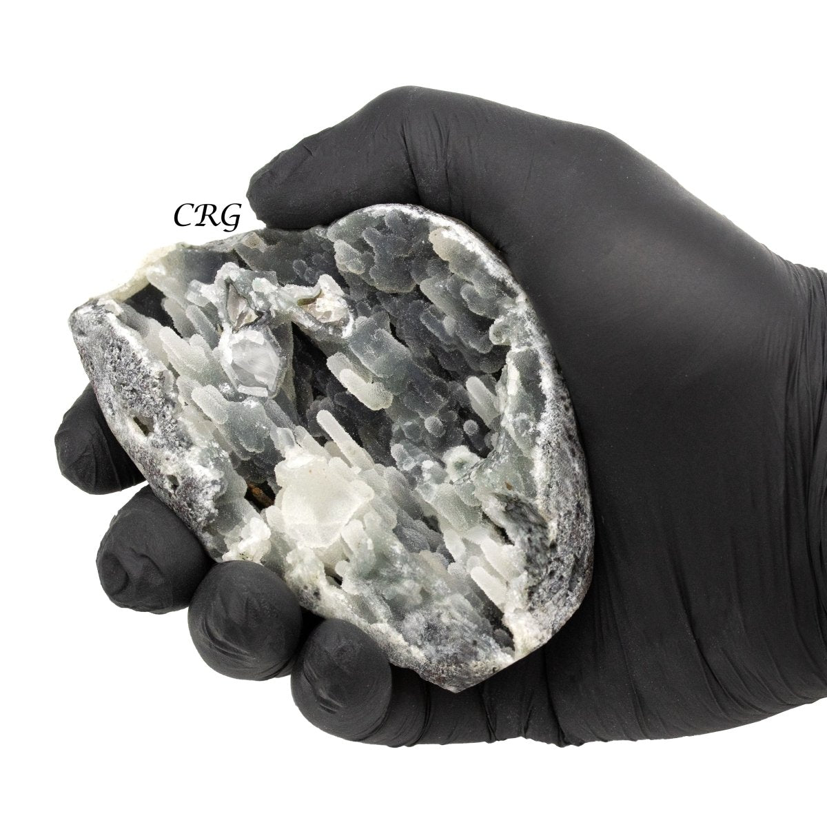 Blue Chalcedony with Stibite 1 Kilo Lot
