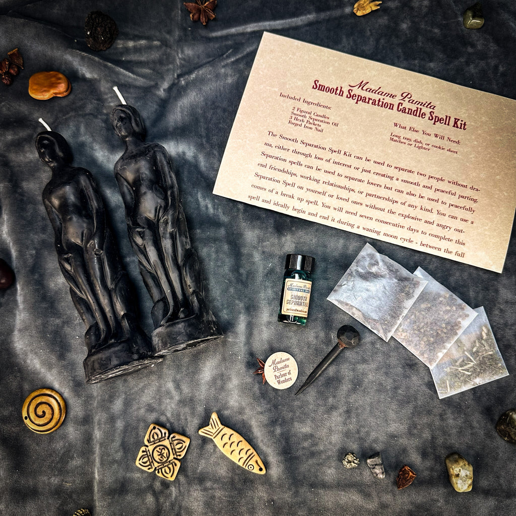 Smooth Separation Candle Spell Kit - Human/Human | Peaceful Parting
