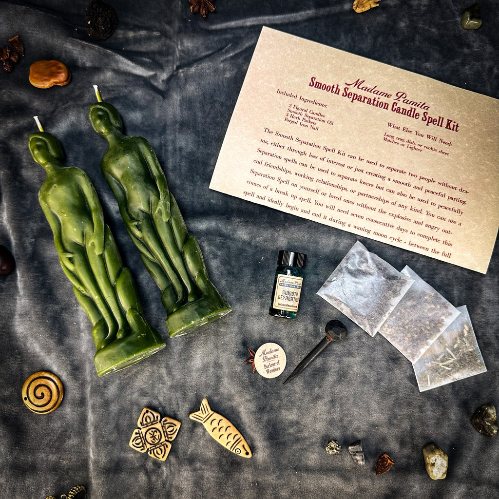 Smooth Separation Candle Spell Kit - Human/Human | Peaceful Parting
