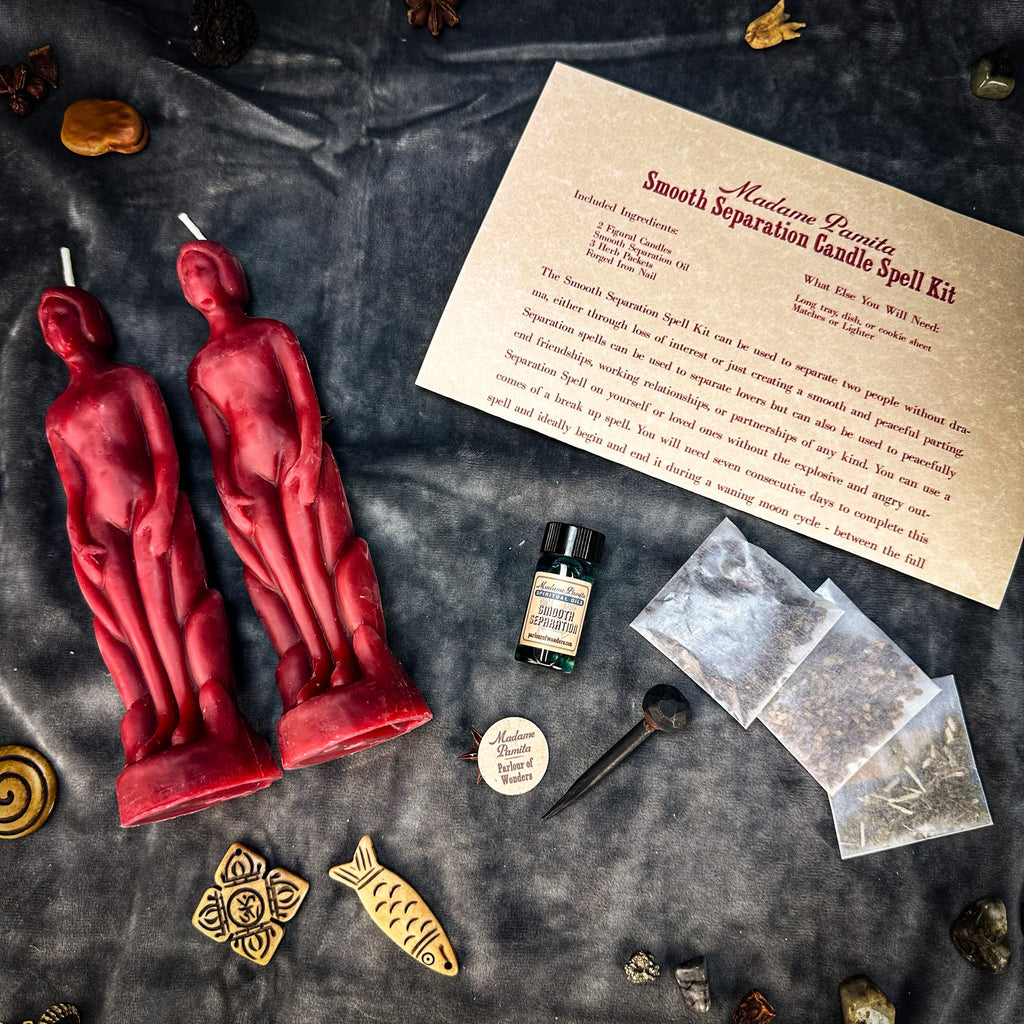 Smooth Separation Candle Spell Kit - Human/Human | Peaceful Parting