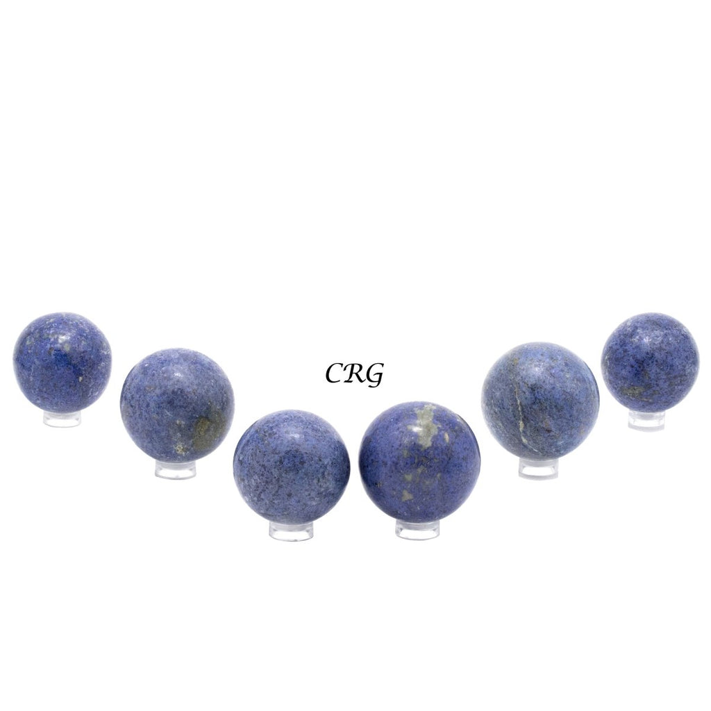 Dumortierite Spheres / 30mm AVG - 1 KILO LOT