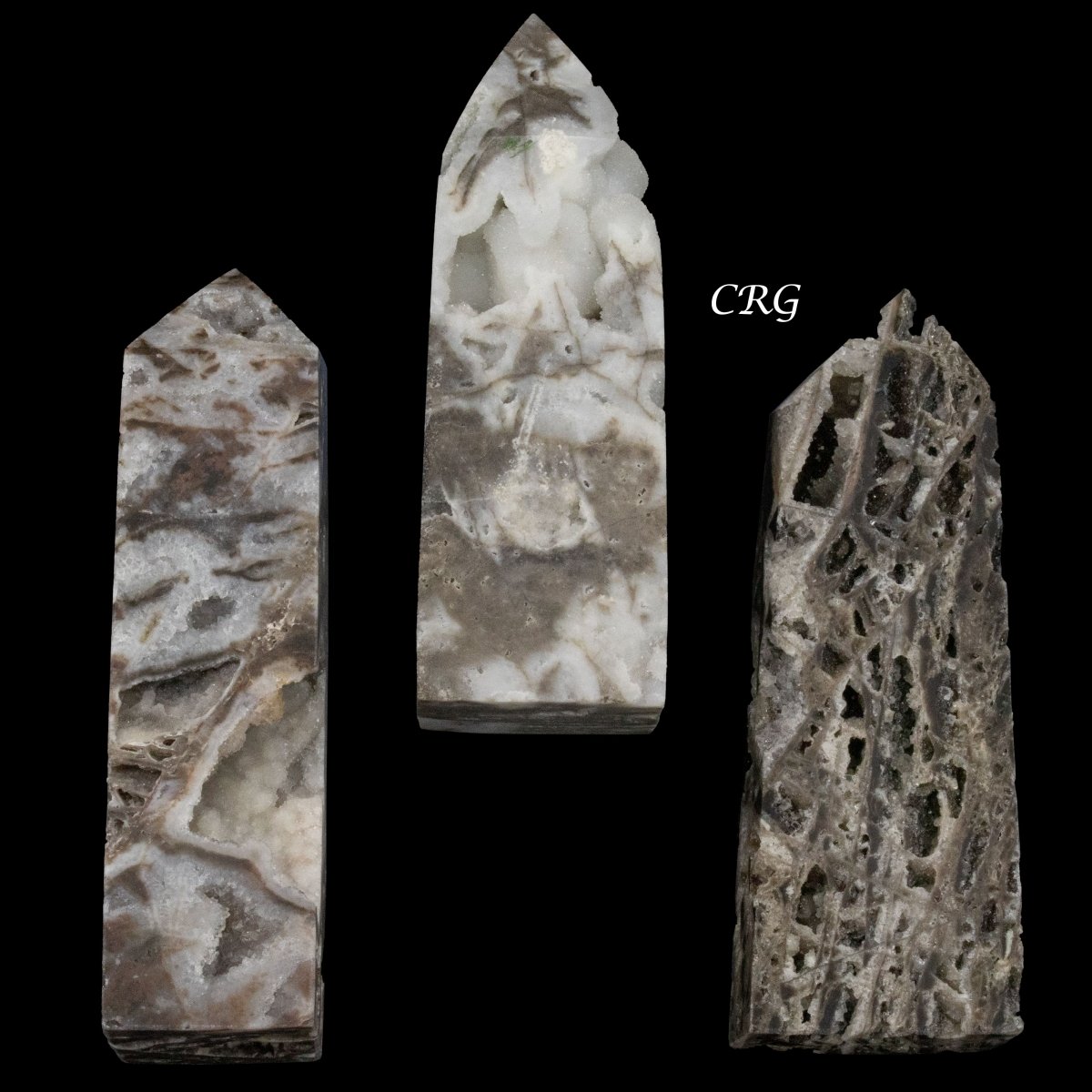 Sphalerite Druzy Towers / 3-4" AVG - 1 LB. LOT